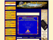 Tablet Screenshot of freie-energien.com